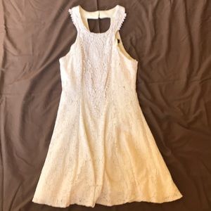 White lace dress